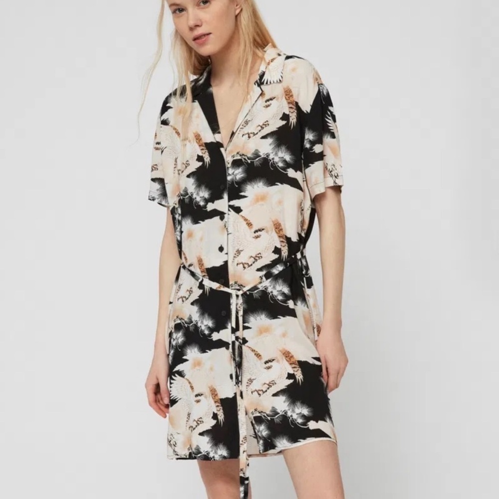 All Saints Talon Shirtdress